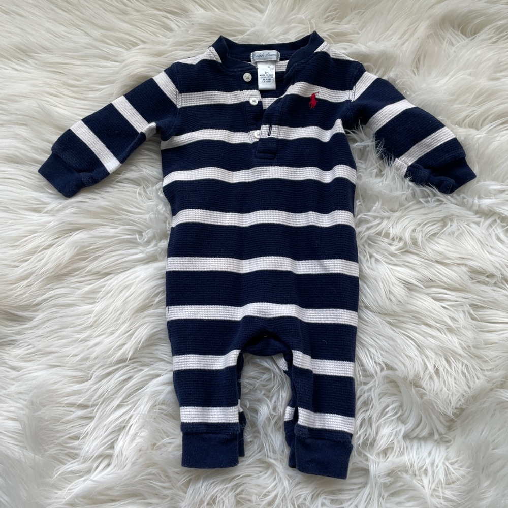 Ralph Lauren waffle knit romper